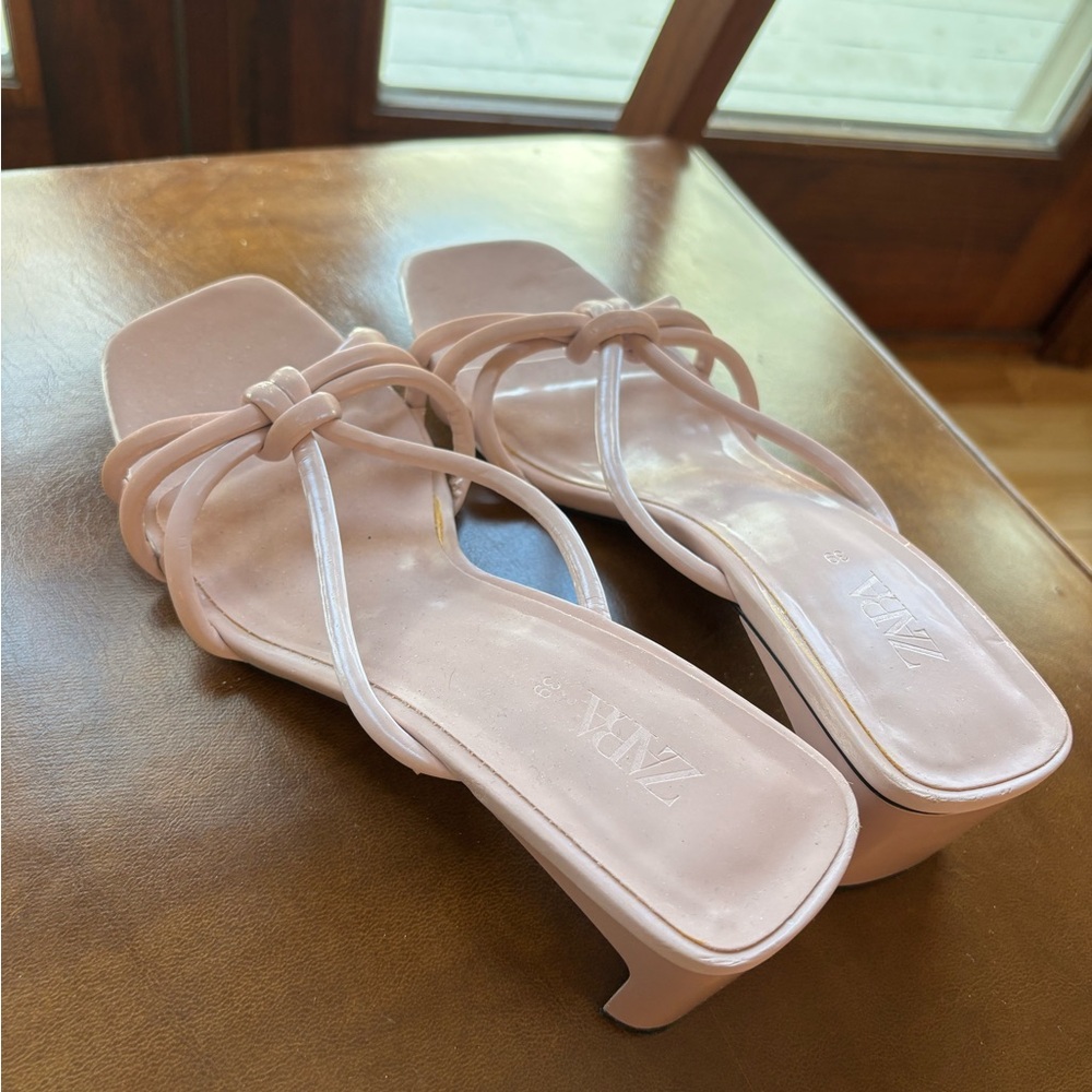 Zara Women's Pink Kitten Heels